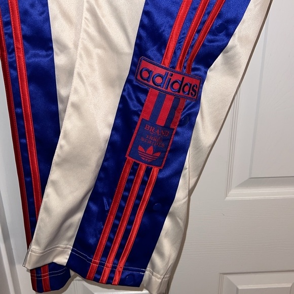 Adidas Original Satin Adibreak Hip hop Street Wear Retro Old School Track Pants - Picture 5 of 10